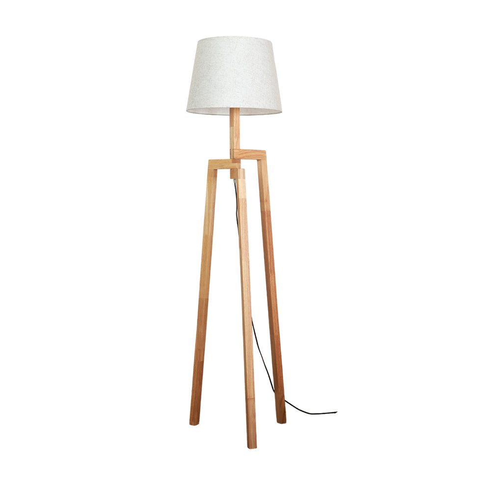 Puccio Tripod Floor Light 17.7", Floor Lamp, W ood, D45 x H170cm