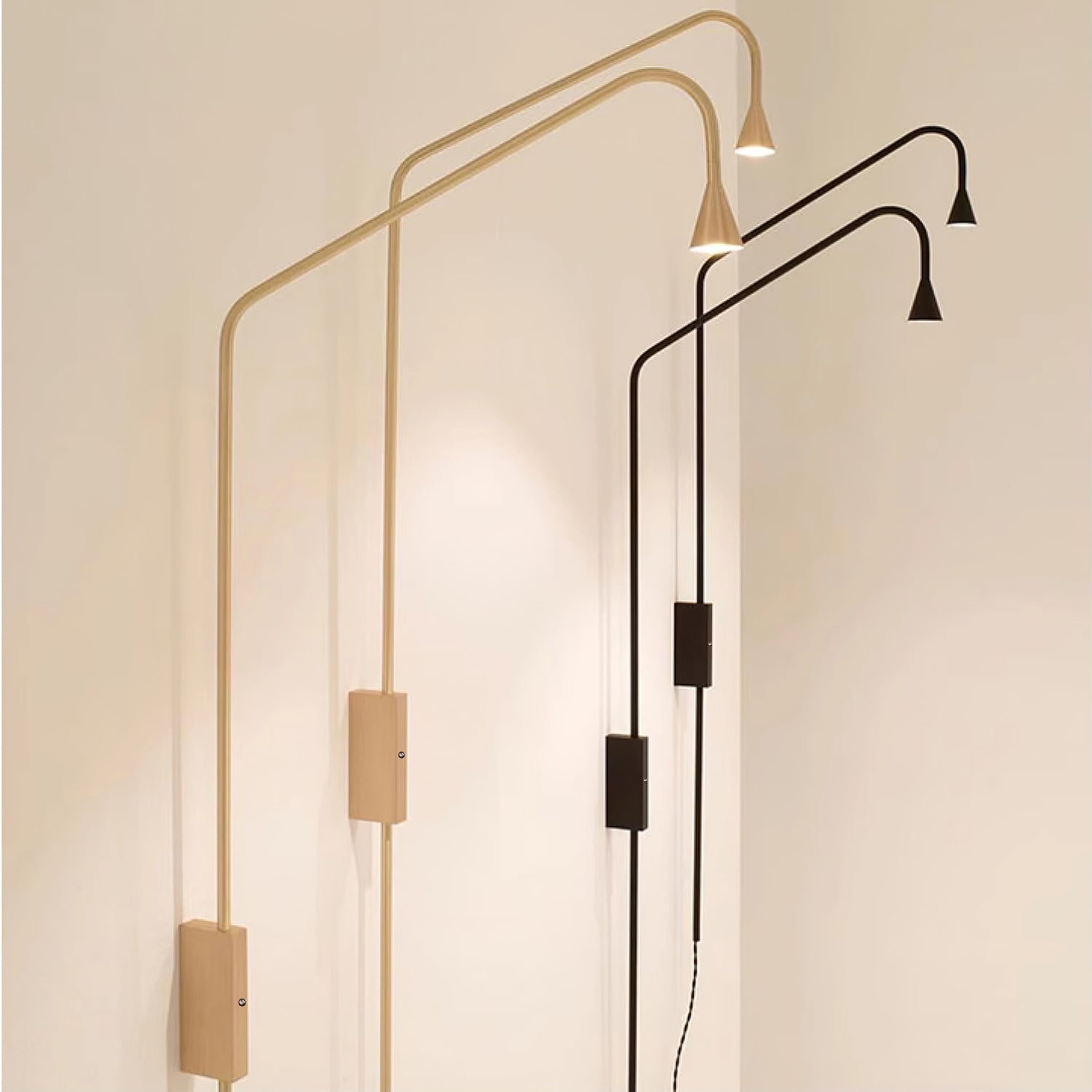 Pureform Wall Light, Plug-In Wall Sconce, detail 3