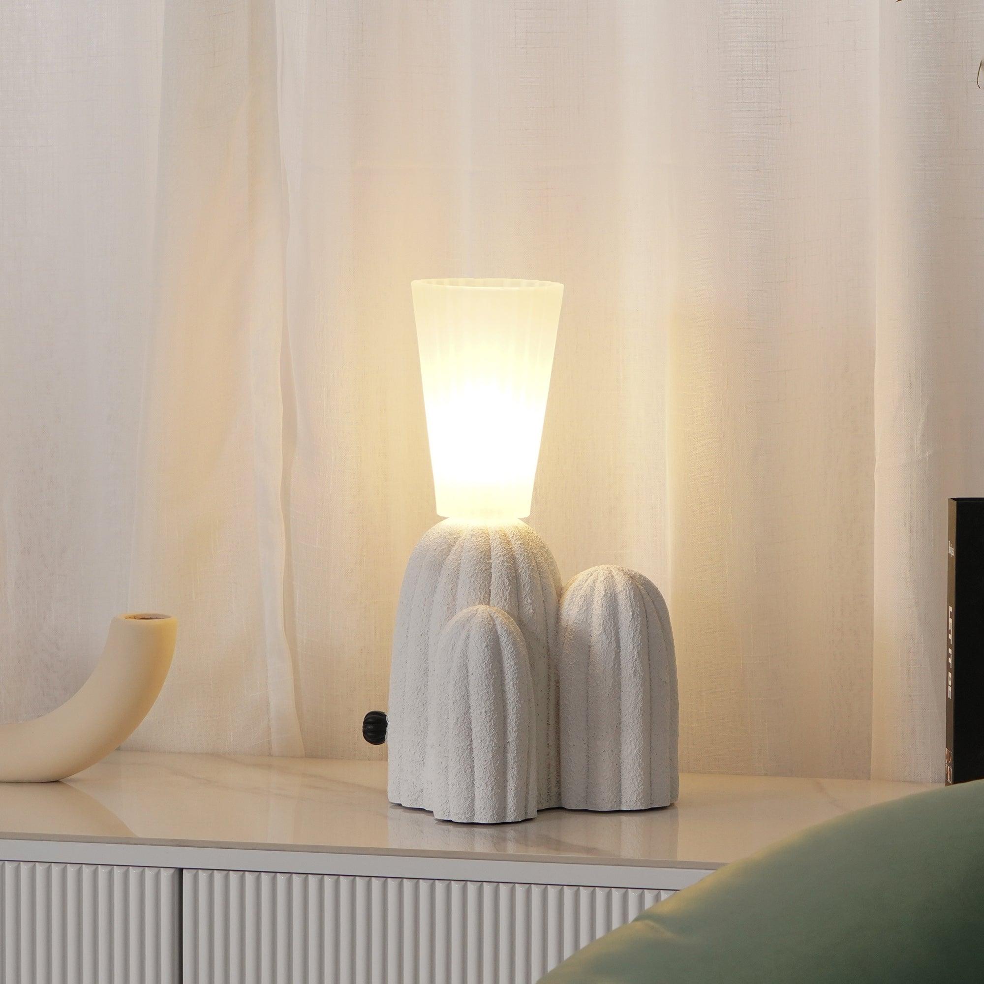 Glass RBS Reading Light Cactus Lamp, Bedside Table Lamp, detail 2