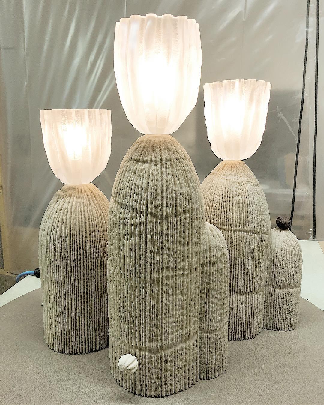 Glass RBS Reading Light Cactus Lamp, Bedside Table Lamp, detail 13