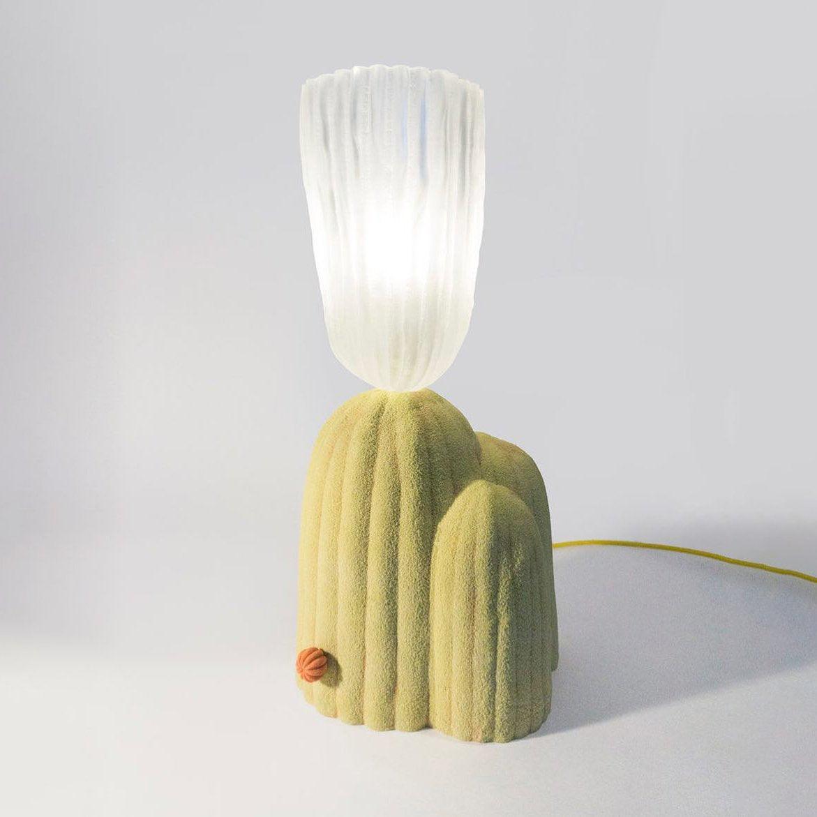 Glass RBS Reading Light Cactus Lamp, Bedside Table Lamp, detail 4