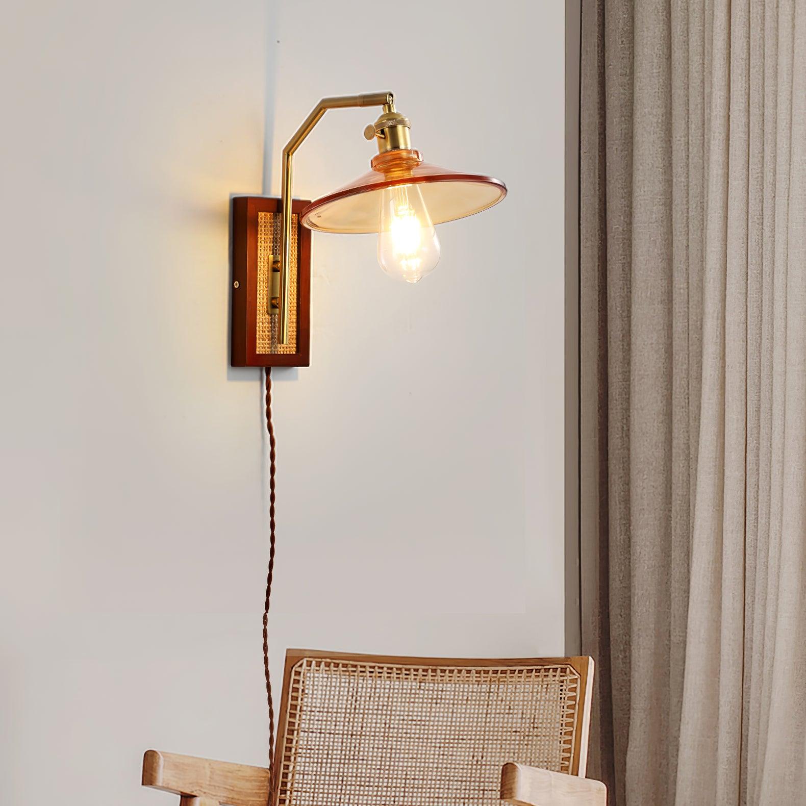 Rafi Wall Light, Plug-In Wall Sconce, detail 7