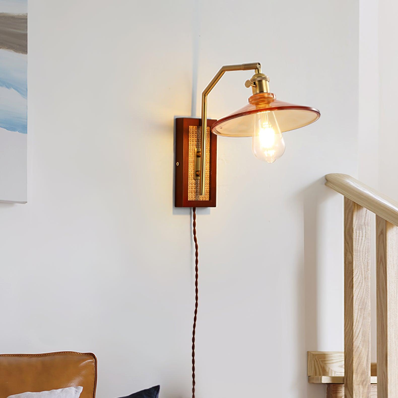 Rafi Wall Light, Plug-In Wall Sconce, detail 9