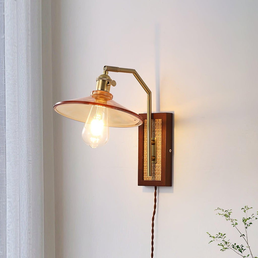 Rafi Wall Light, Plug-In Wall Sconce, detail 3