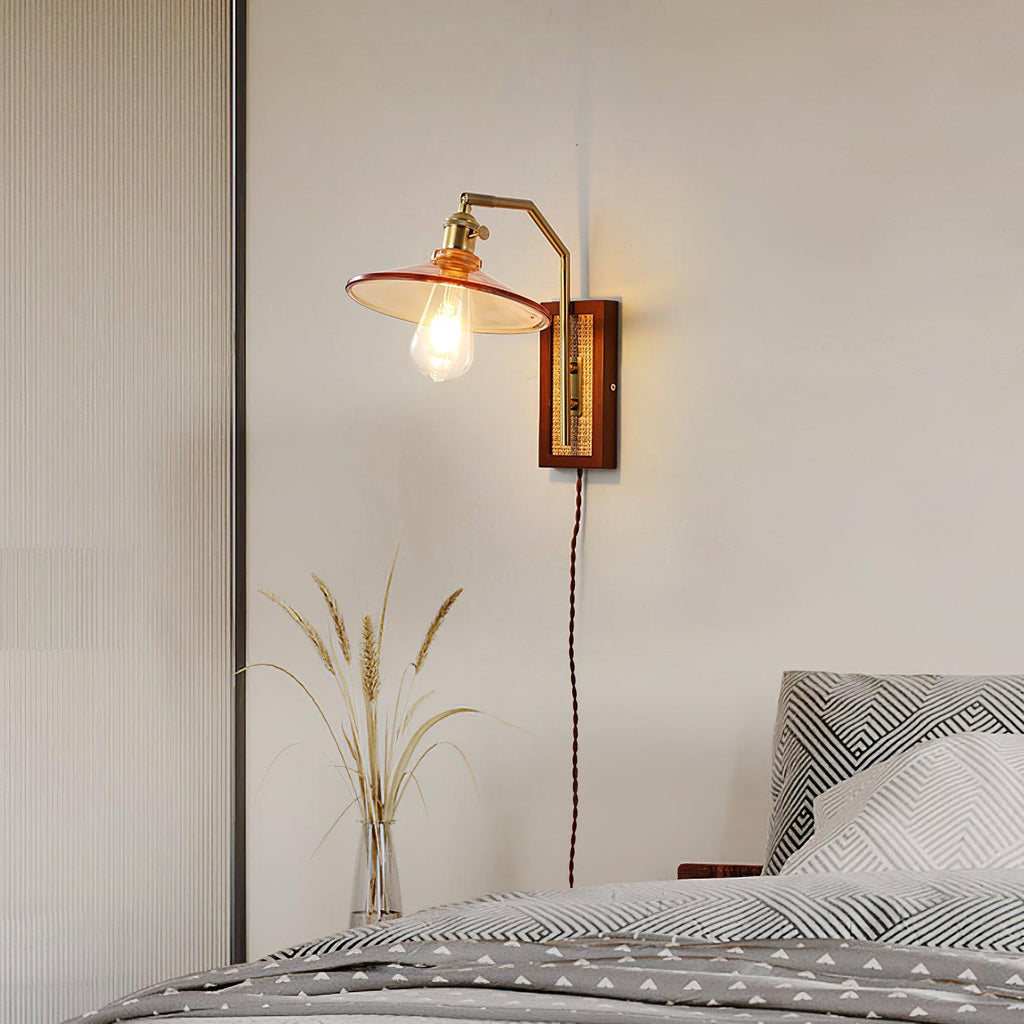 Rafi Wall Light, Plug-In Wall Sconce, detail 6