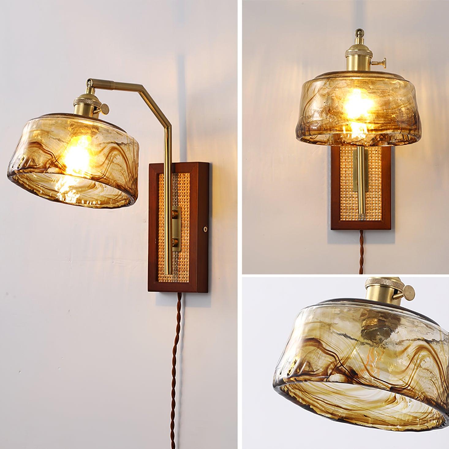 Rafi Wall Light, Plug-In Wall Sconce, detail 16