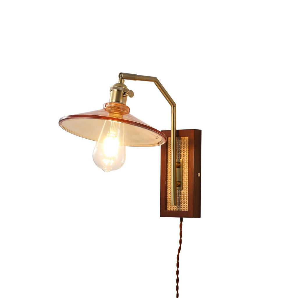 Rafi Wall Light, Plug-In Wall Sconce, detail 11