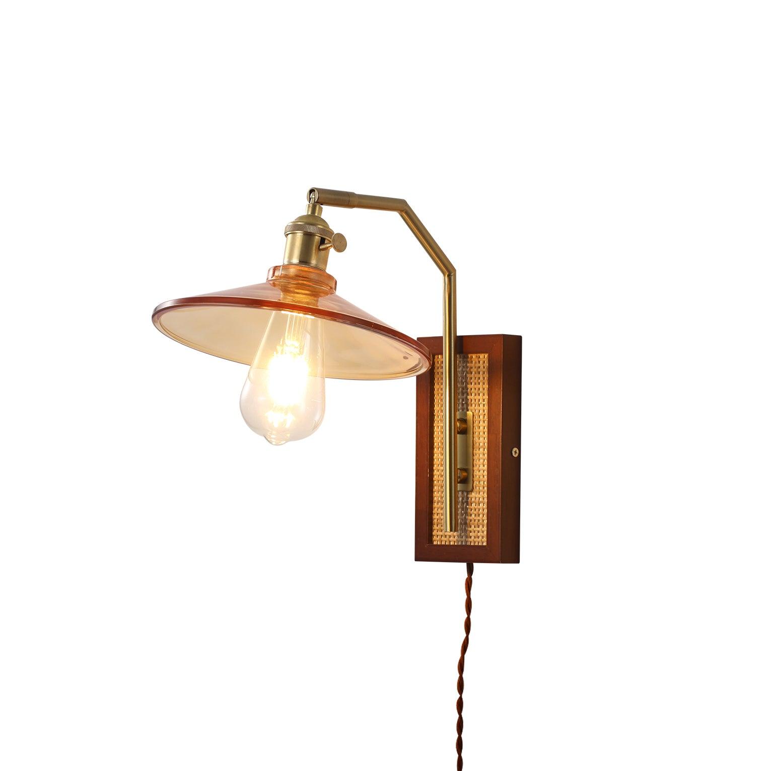 Rafi Wall Light, Plug-In Wall Sconce, detail 11