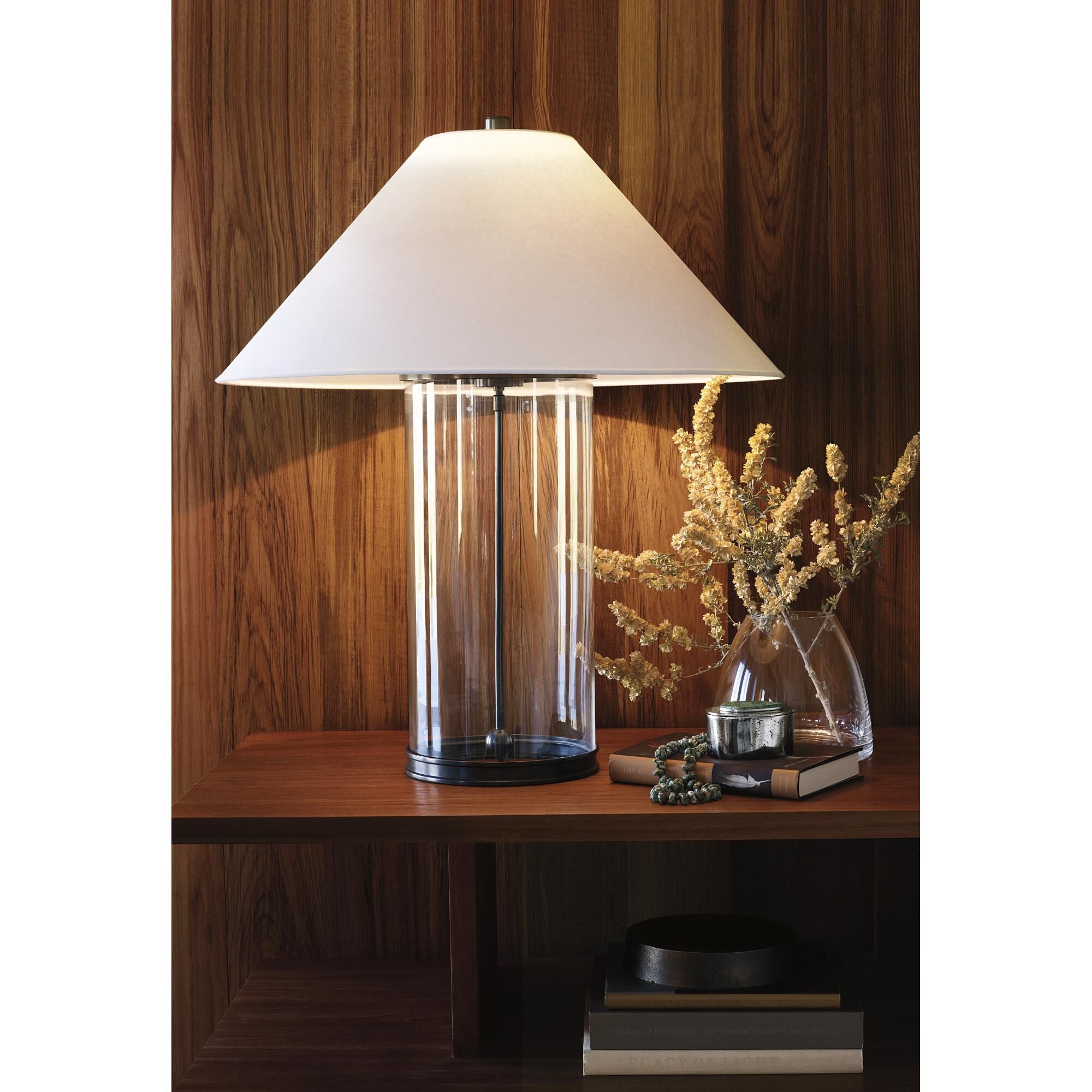 Contemporary 30 Inch Table Light, Bedside Table Lamp, detail 5
