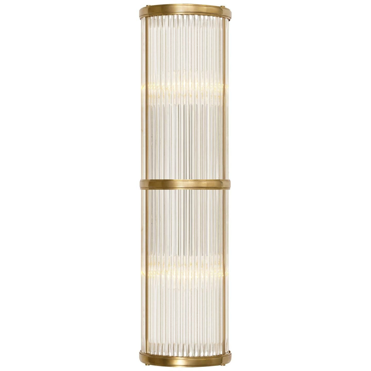 Allen 18 Inch 2 Light Bath Vanity Fixture, Bathroom Vanity Light, Height: 18.5 Inches