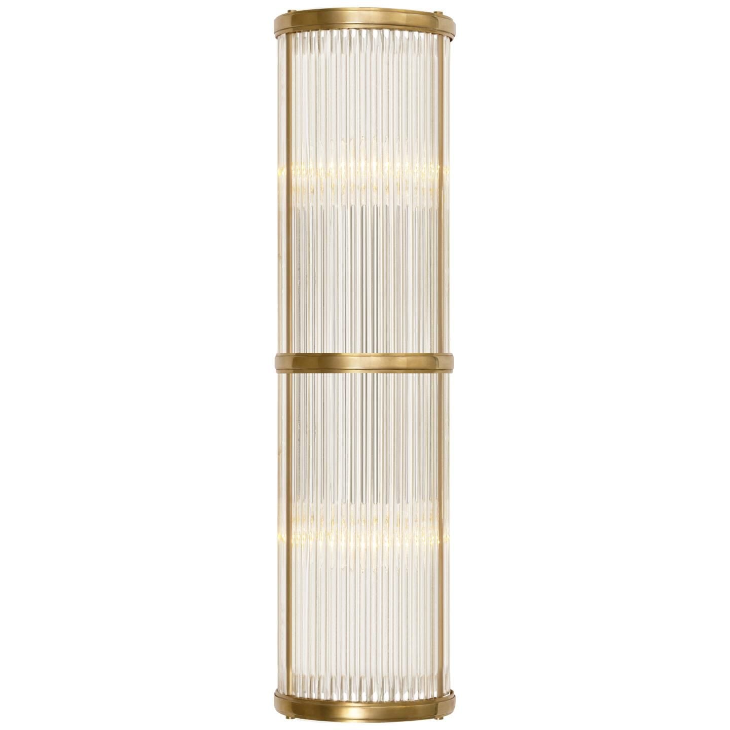 Allen 18 Inch 2 Light Bath Vanity Fixture, Bathroom Vanity Light, Height: 18.5 Inches