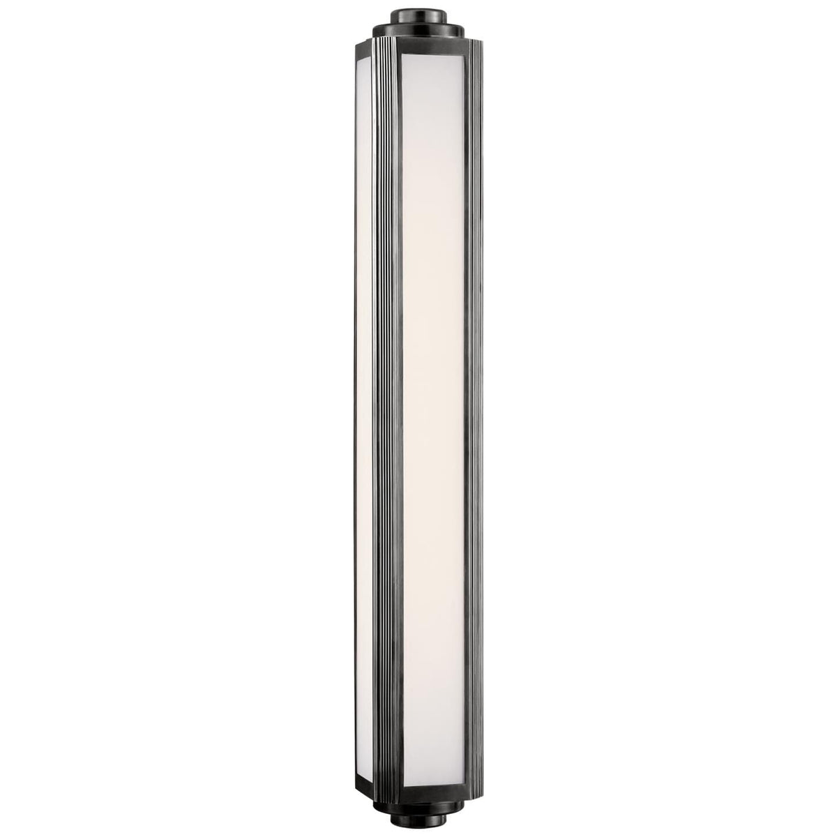 Keating 35 Inch 4 Light Bath Vanity Fixture vanity light in glass, metal, acrylic | Tianguang Select