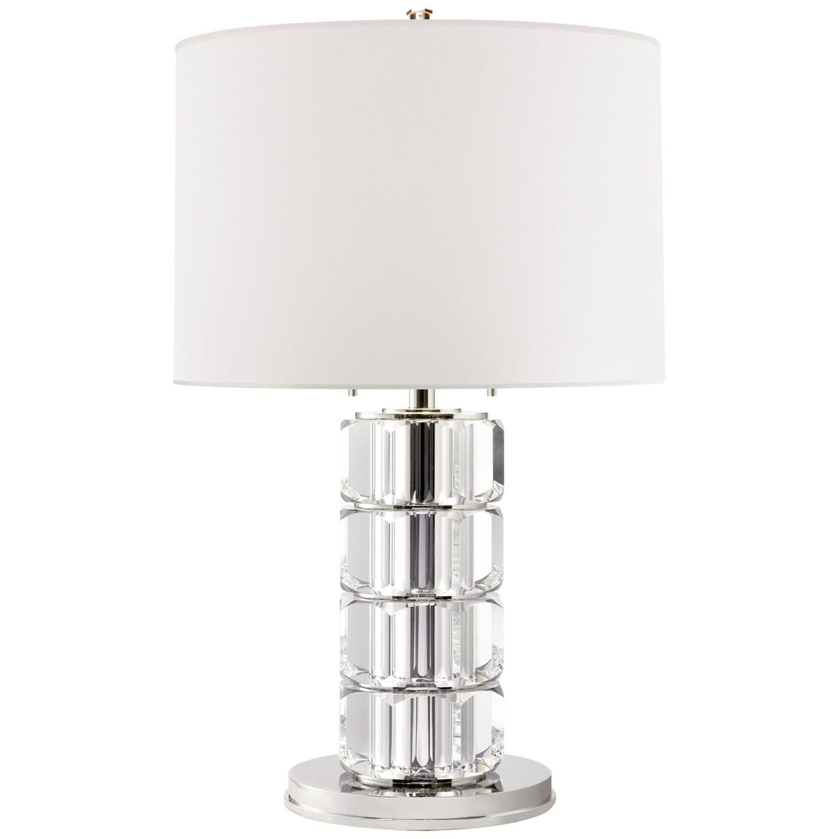 Brookings 29 Inch Table Lamp table lamp in glass, metal, fabric | Tianguang Select