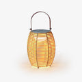 Lantern Built-in Battery Table Light, Bedside Table Lamp, Metal, Φ 5.9 x H 11.4