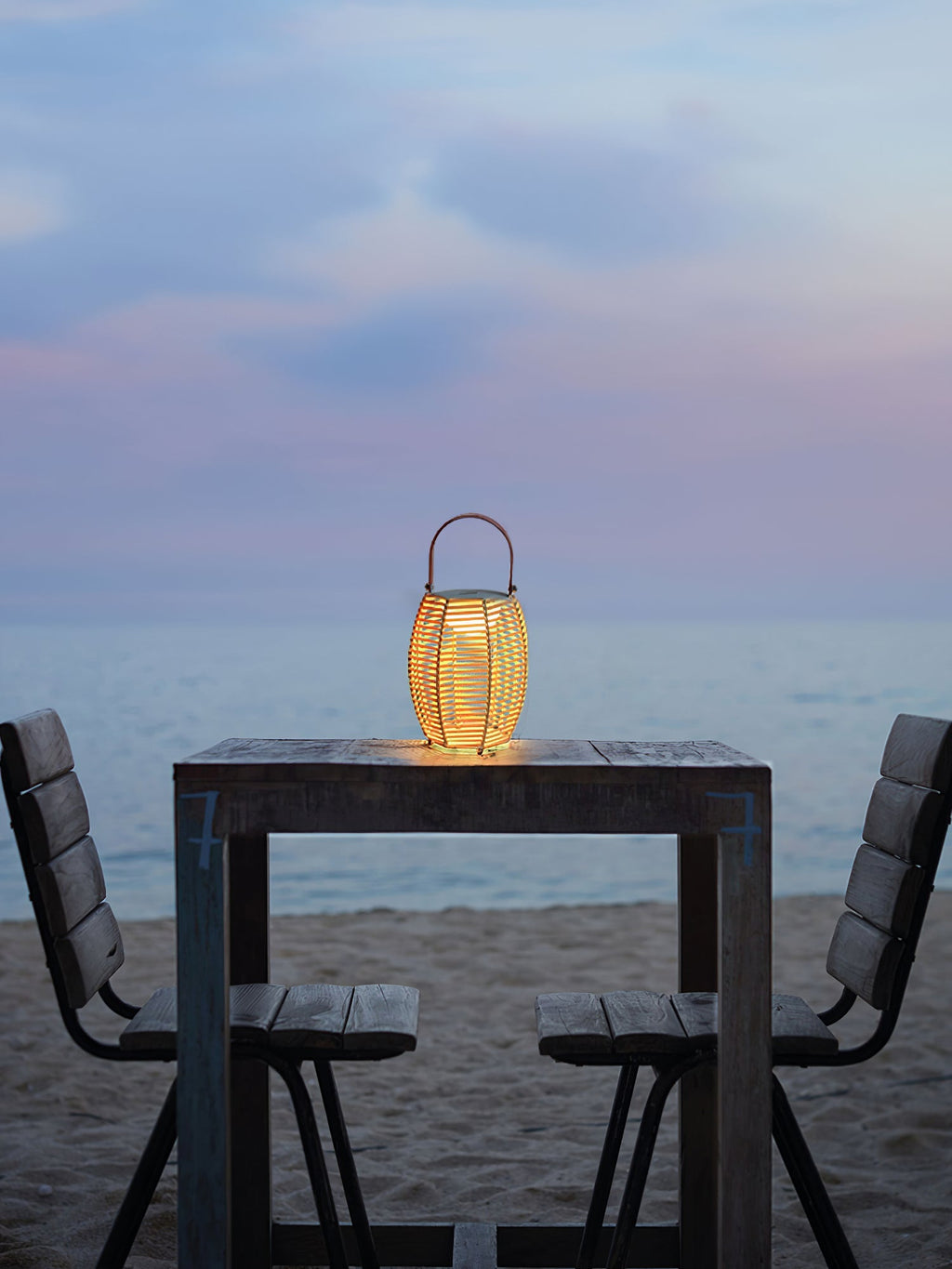Lantern Built-in Battery Table Light, Bedside Table Lamp, detail 5