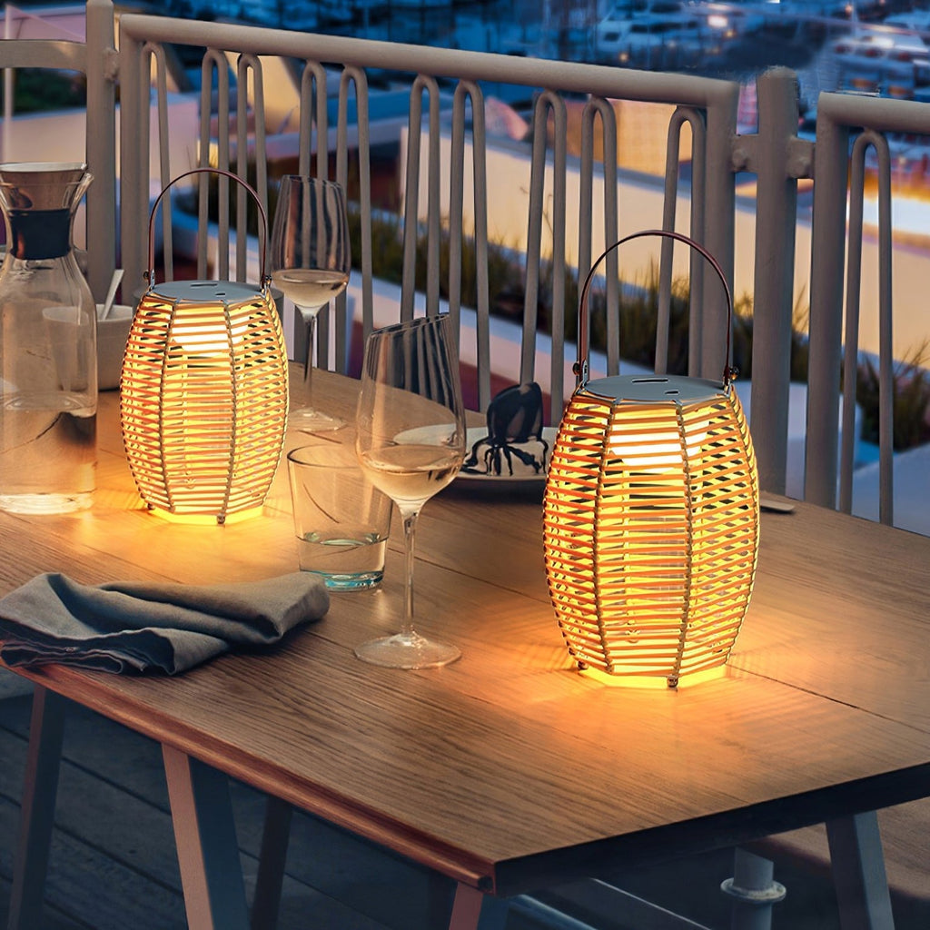 Lantern Built-in Battery Table Light, Bedside Table Lamp, detail 2