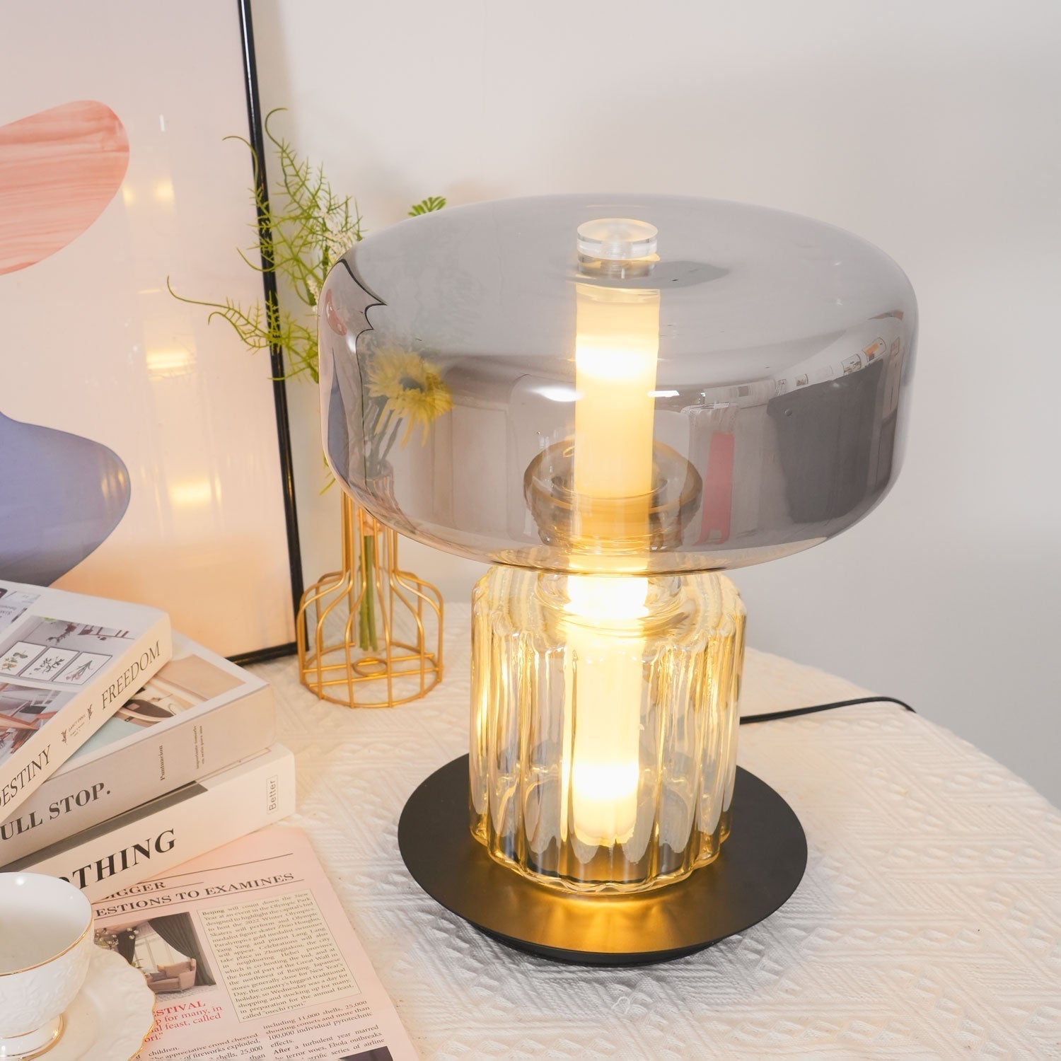 Rapanui Table Light, Bedside Table Lamp, detail 4