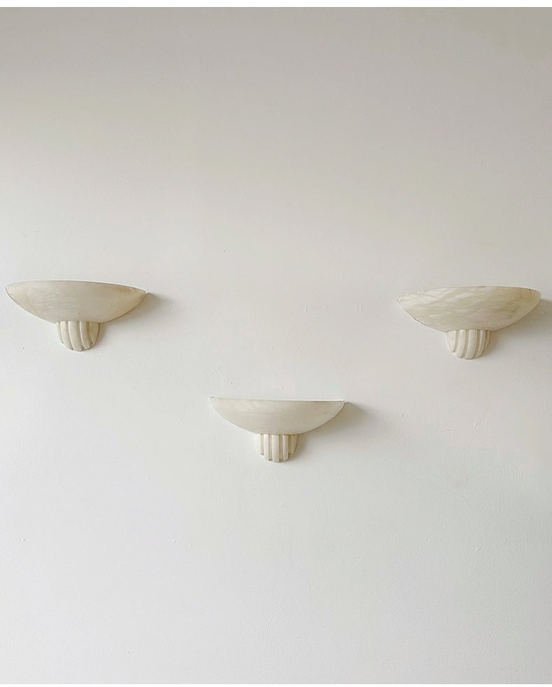 Rare Alabaster Wall Light, Hardwired Wall Sconce, detail 16