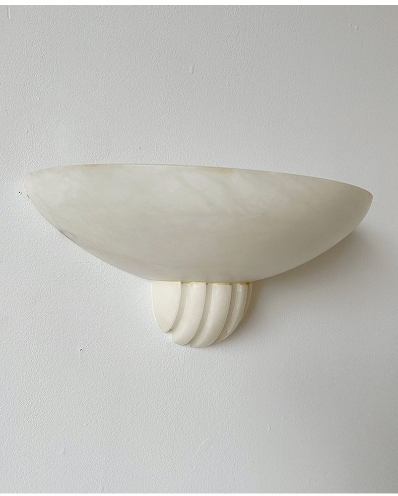 Rare Alabaster Wall Light, Hardwired Wall Sconce, detail 20