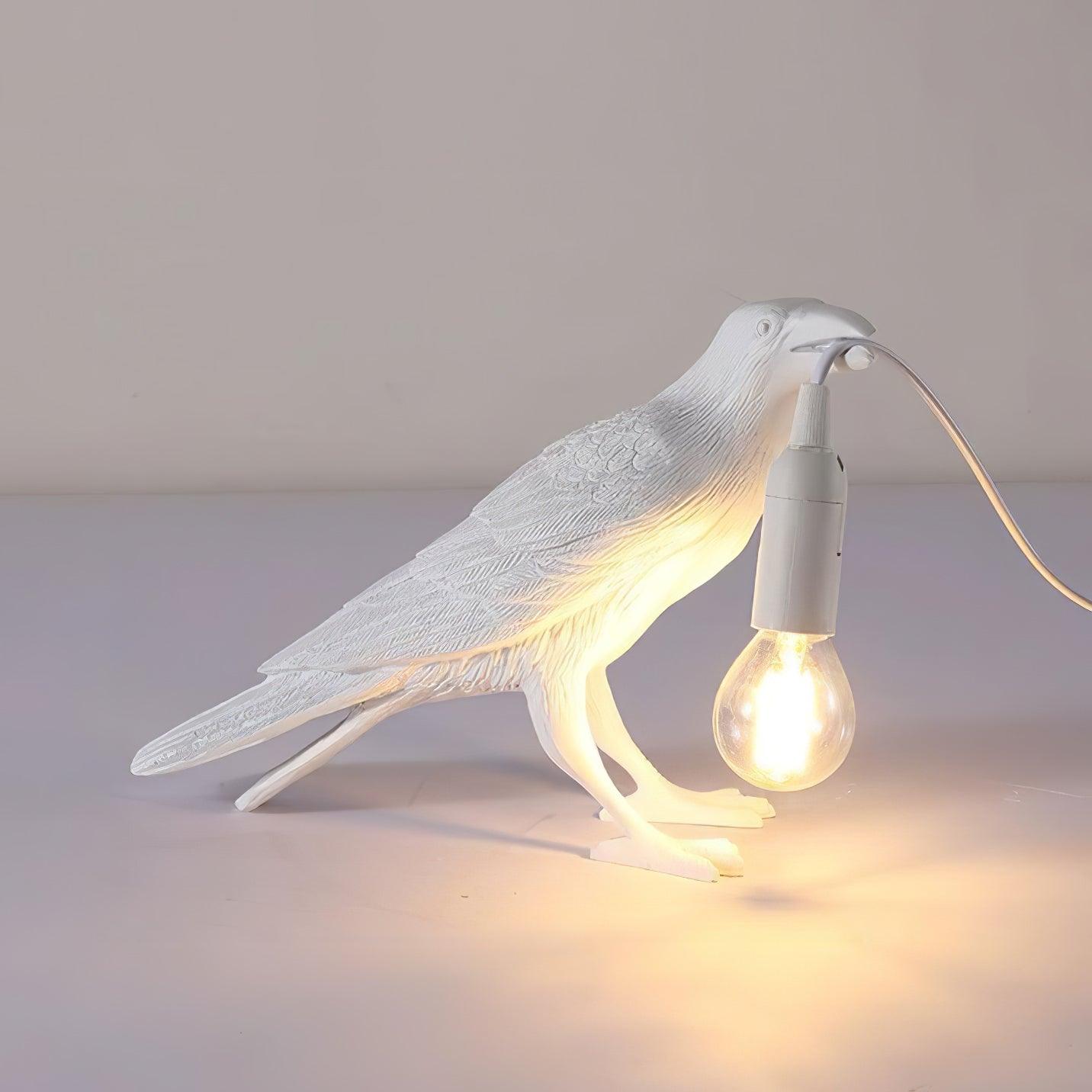 Raven Resin Table Light, Bedside Table Lamp, detail 20