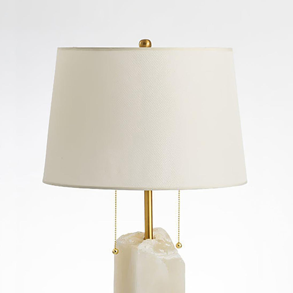 Raw Alabaster Accent Table Light, Bedside Table Lamp, detail 16