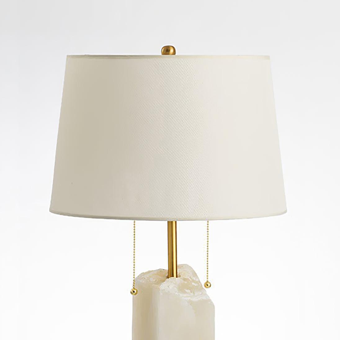 Raw Alabaster Accent Table Light, Bedside Table Lamp, detail 16