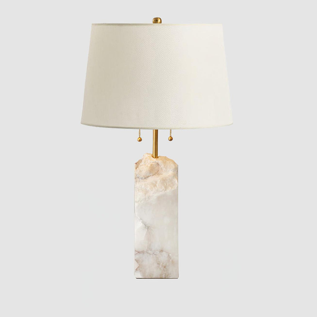 Raw Alabaster Accent Table Light, Bedside Table Lamp, detail 8