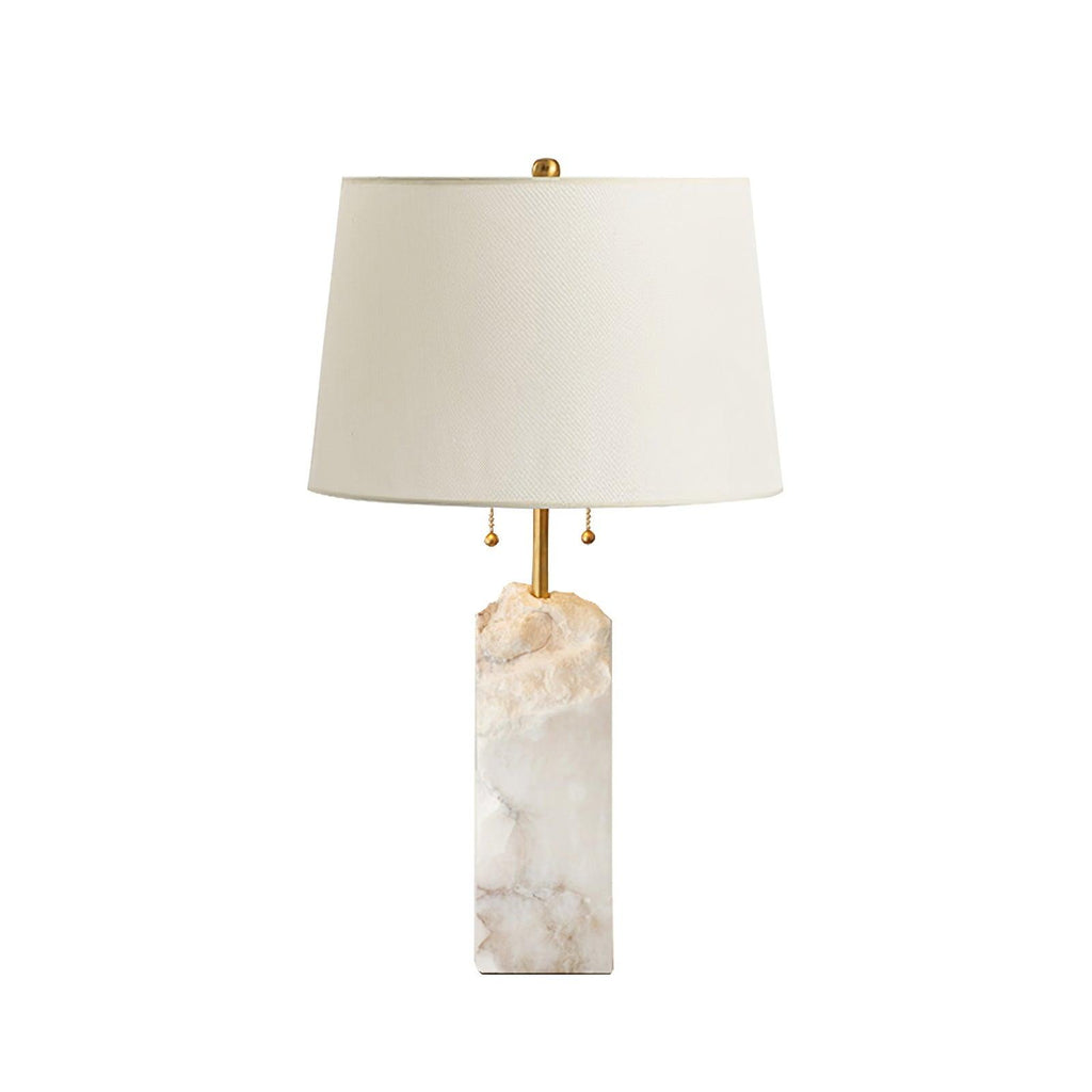 Raw Alabaster Accent Table Light, Bedside Table Lamp, detail 9