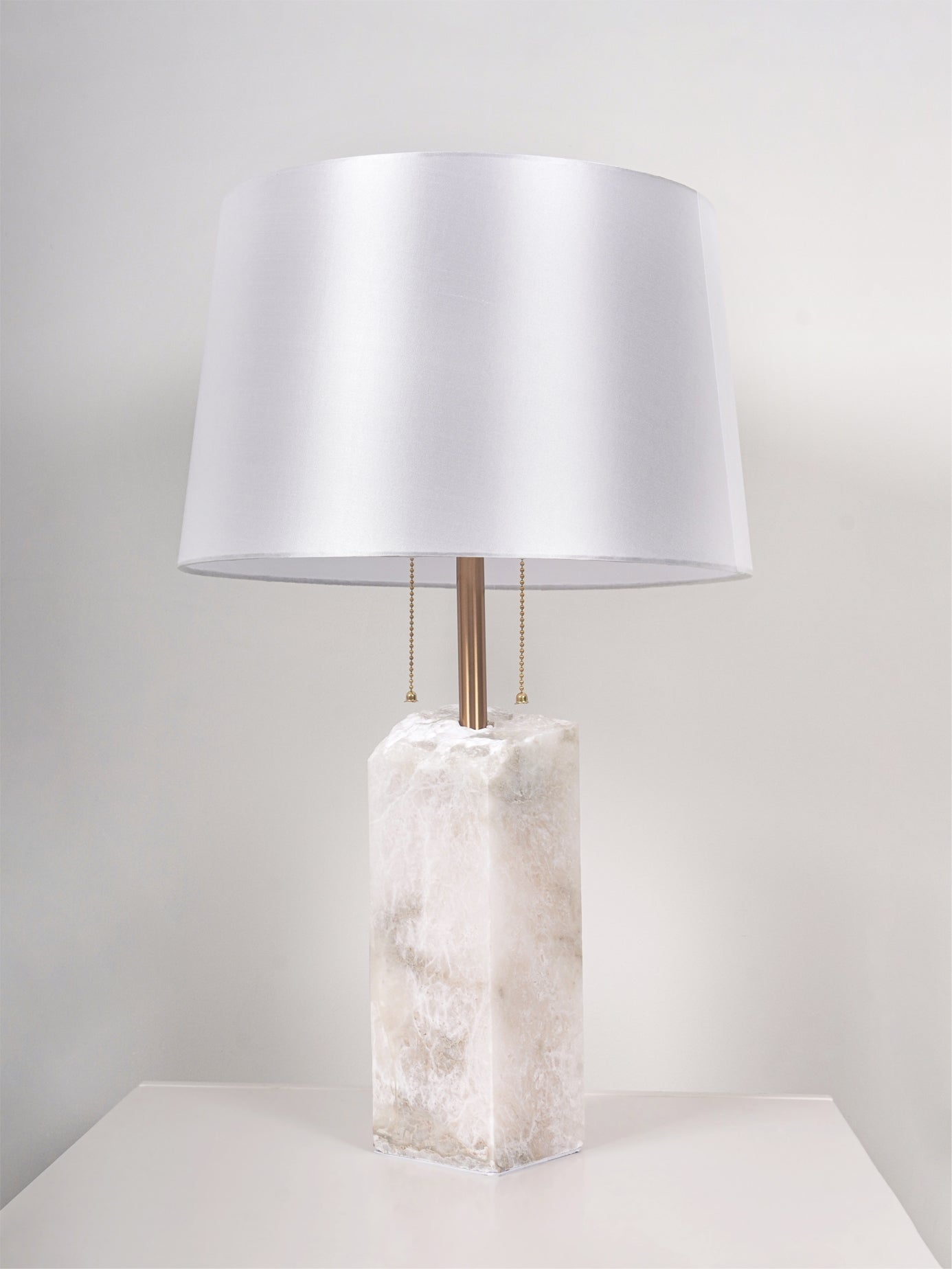 Raw Alabaster Accent Table Light, Bedside Table Lamp, detail 27