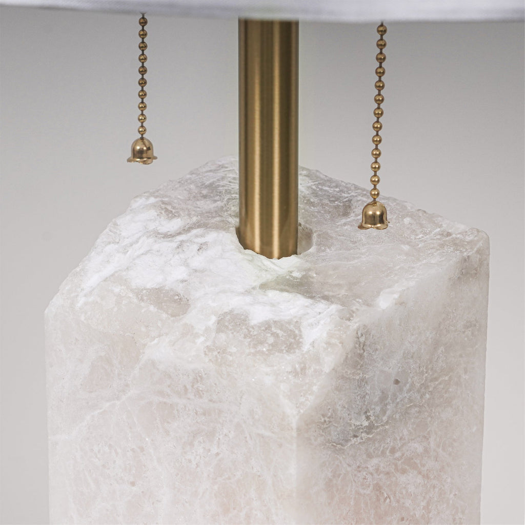 Raw Alabaster Accent Table Light, Bedside Table Lamp, detail 28