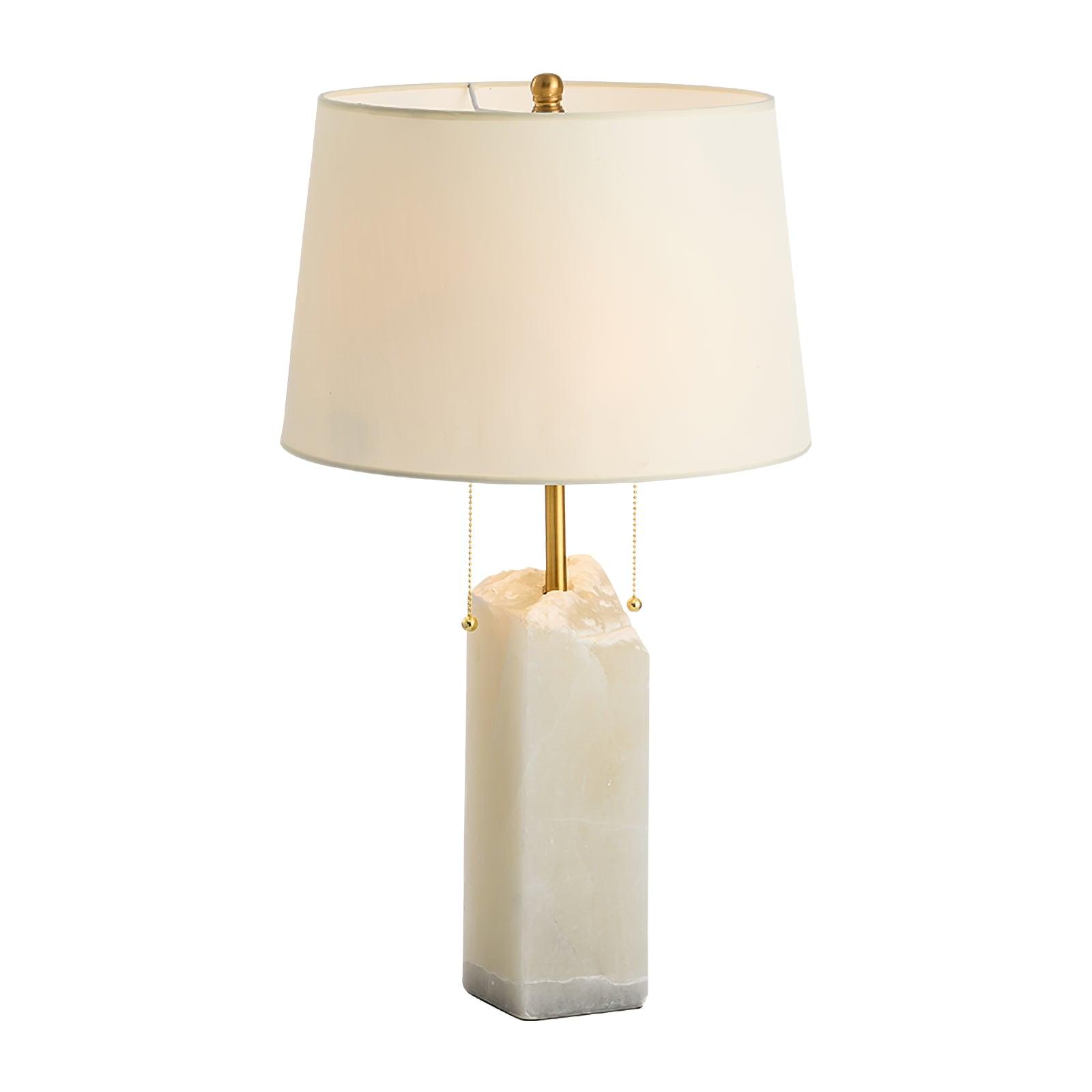 Raw Alabaster Accent Table Light, Bedside Table Lamp, detail 15