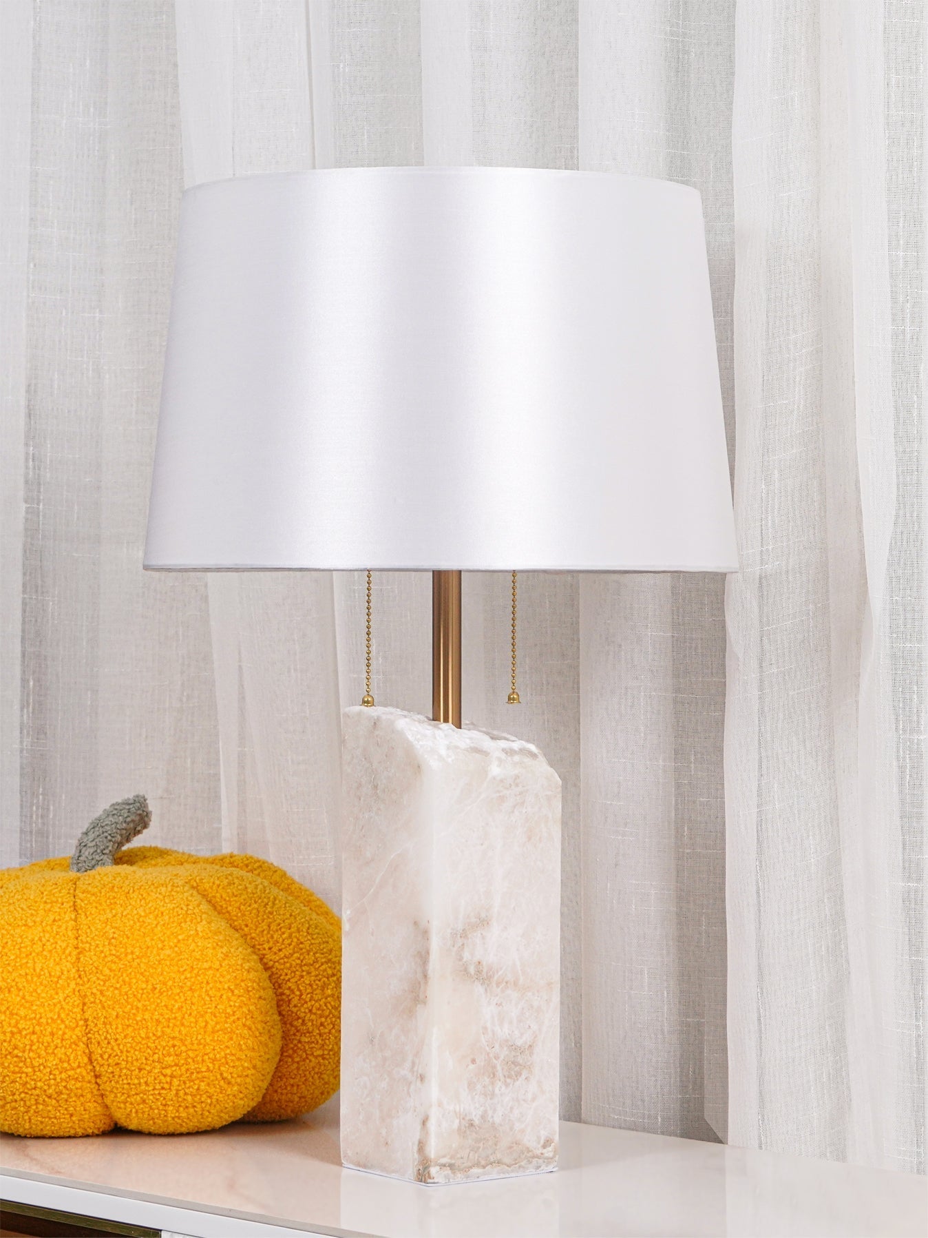 Raw Alabaster Accent Table Light, Bedside Table Lamp, detail 30
