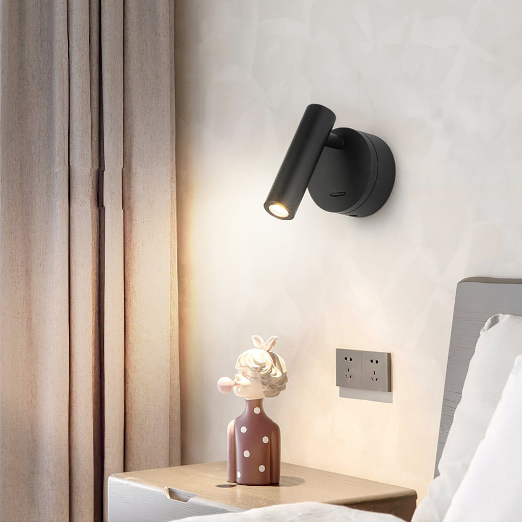 Reading LED Bedroom Wall Light, Hardwired Wall Sconce, detail 4