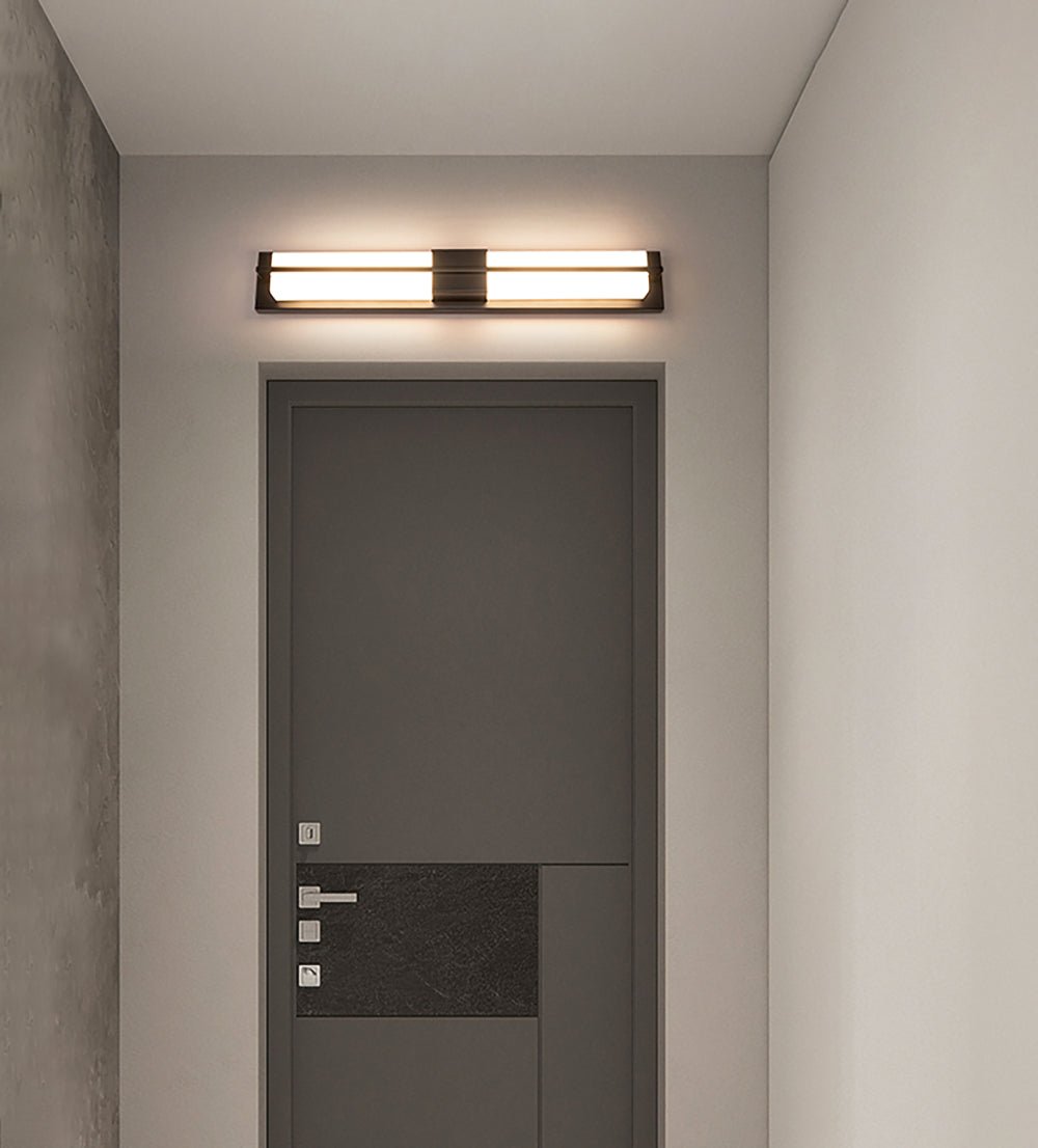 Box Alabaster Brass Wall Light, Hardwired Wall Sconce, detail 14