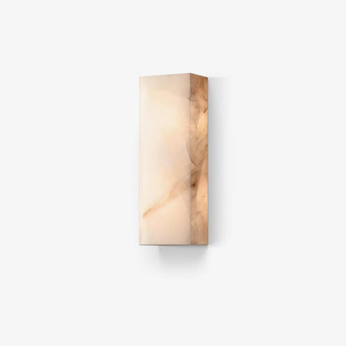 Box Alabaster Wall Light, Hardwired Wall Sconce, detail 2