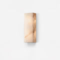 Box Alabaster Wall Light, Hardwired Wall Sconce, Metal, L 16cm x W 10cm x H 65cm