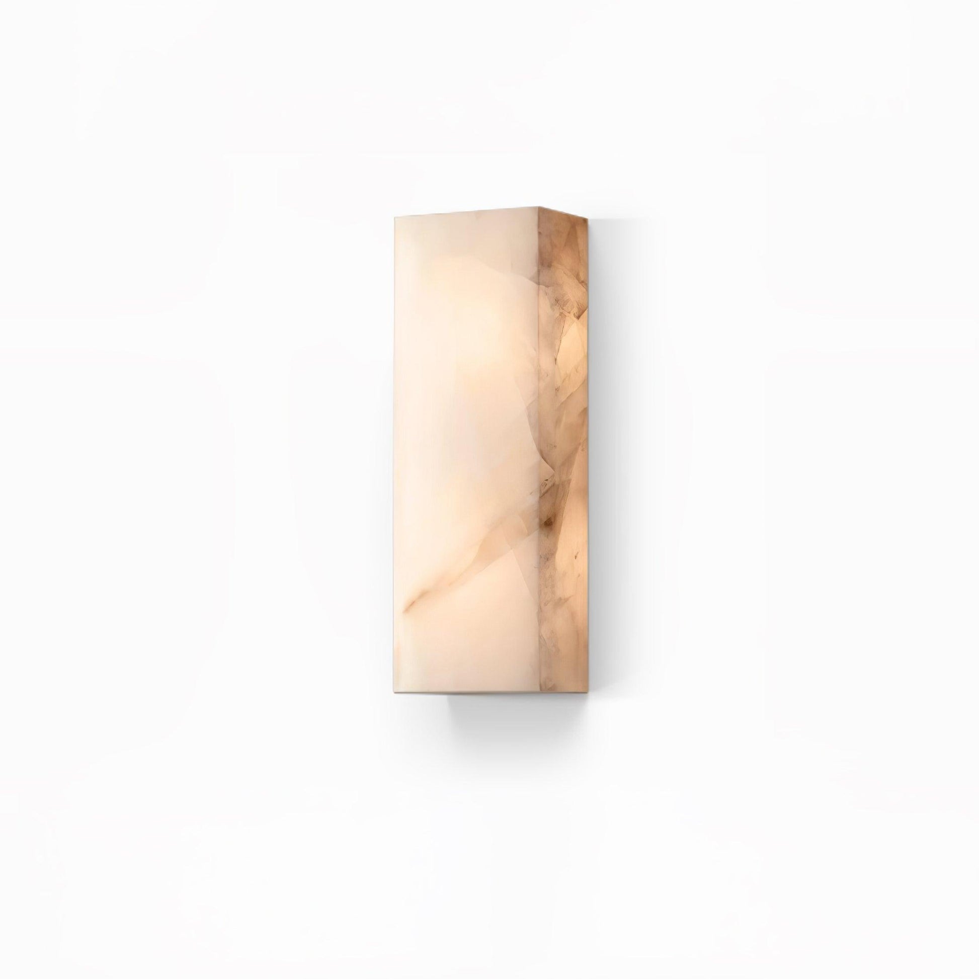 Box Alabaster Wall Light, Hardwired Wall Sconce, detail 6