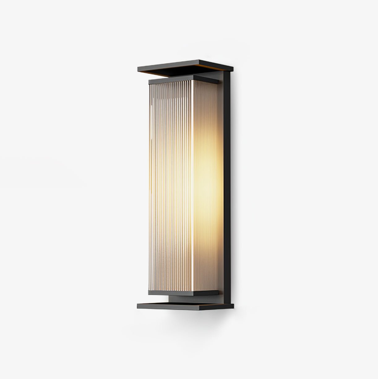 Box Box Exterior Wall Light, Outdoor Wall Light, Stainless steel, L 6.3″ X W 4.7″ X H 13.8″ Set
