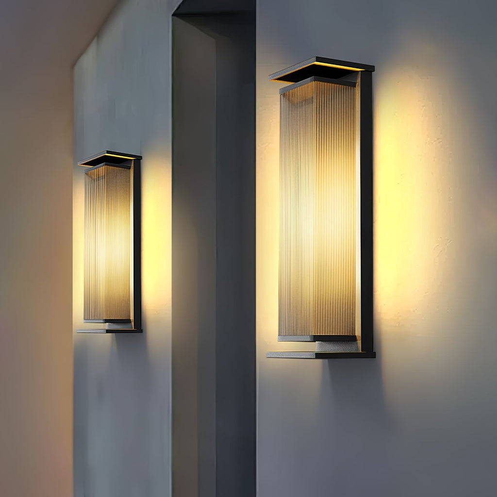 Box Box Solar Exterior Wall Light, Outdoor Wall Light, detail 5