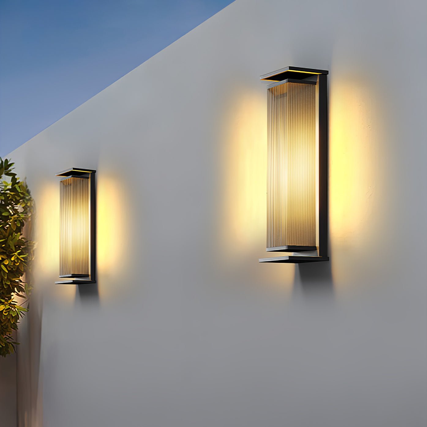 Box Box Solar Exterior Wall Light, Outdoor Wall Light, detail 2