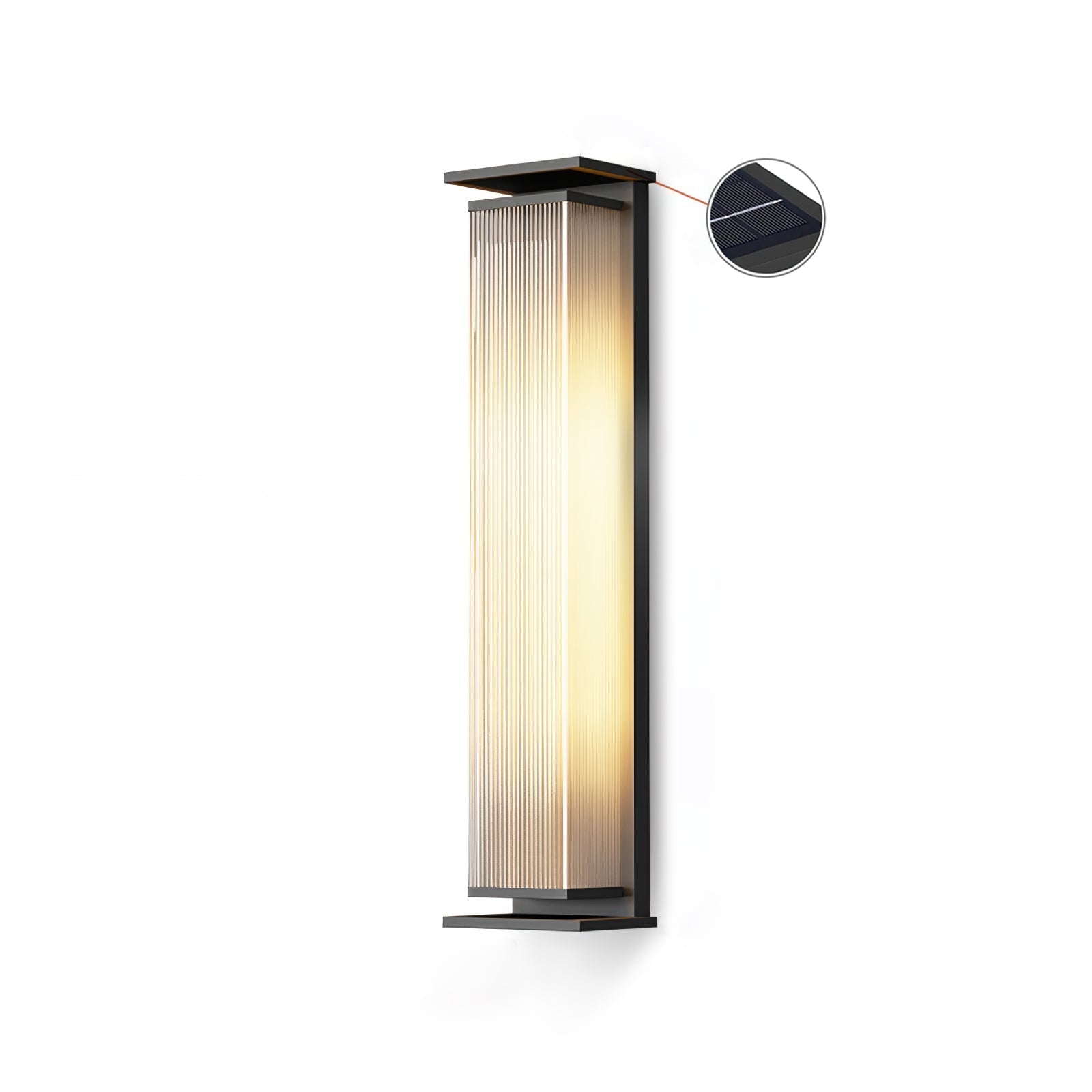Box Box Solar Exterior Wall Light, Outdoor Wall Light, detail 25