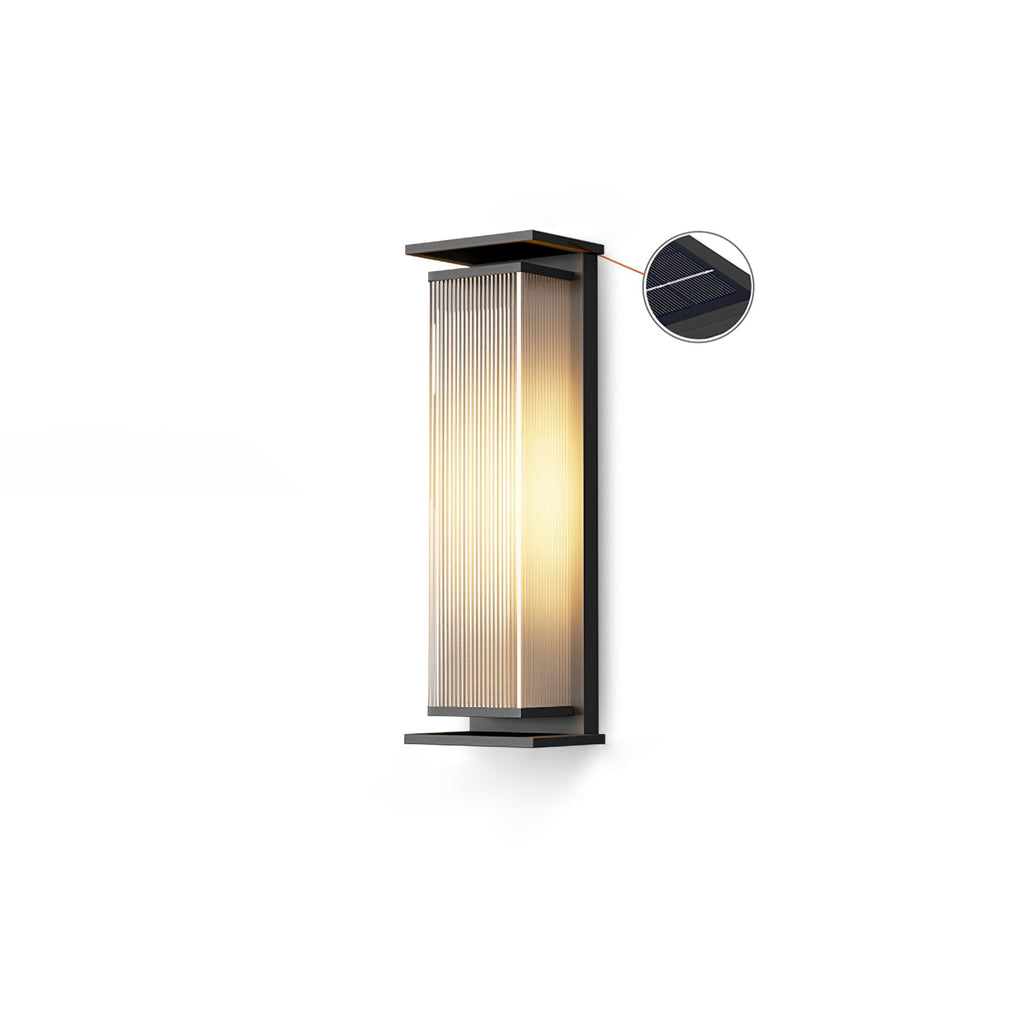 Box Box Solar Exterior Wall Light, Outdoor Wall Light, detail 26