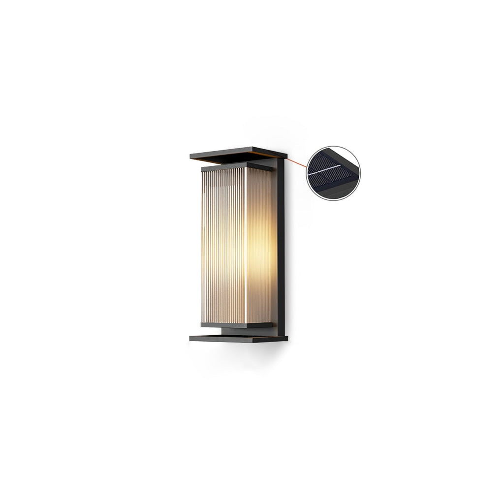 Box Box Solar Exterior Wall Light, Outdoor Wall Light, detail 27