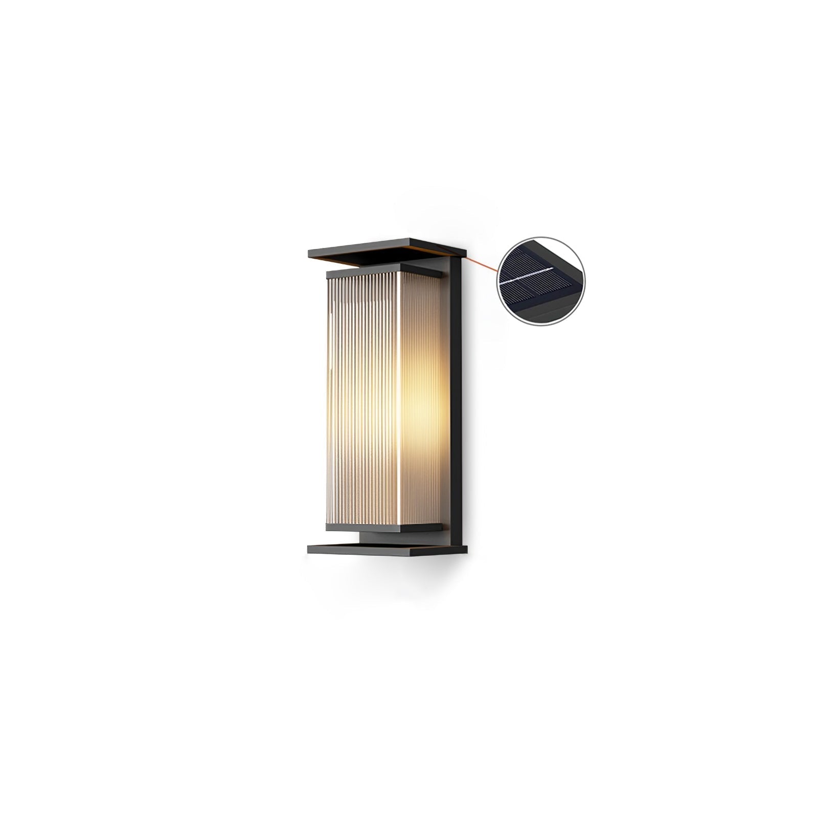 Box Box Solar Exterior Wall Light, Outdoor Wall Light, detail 27