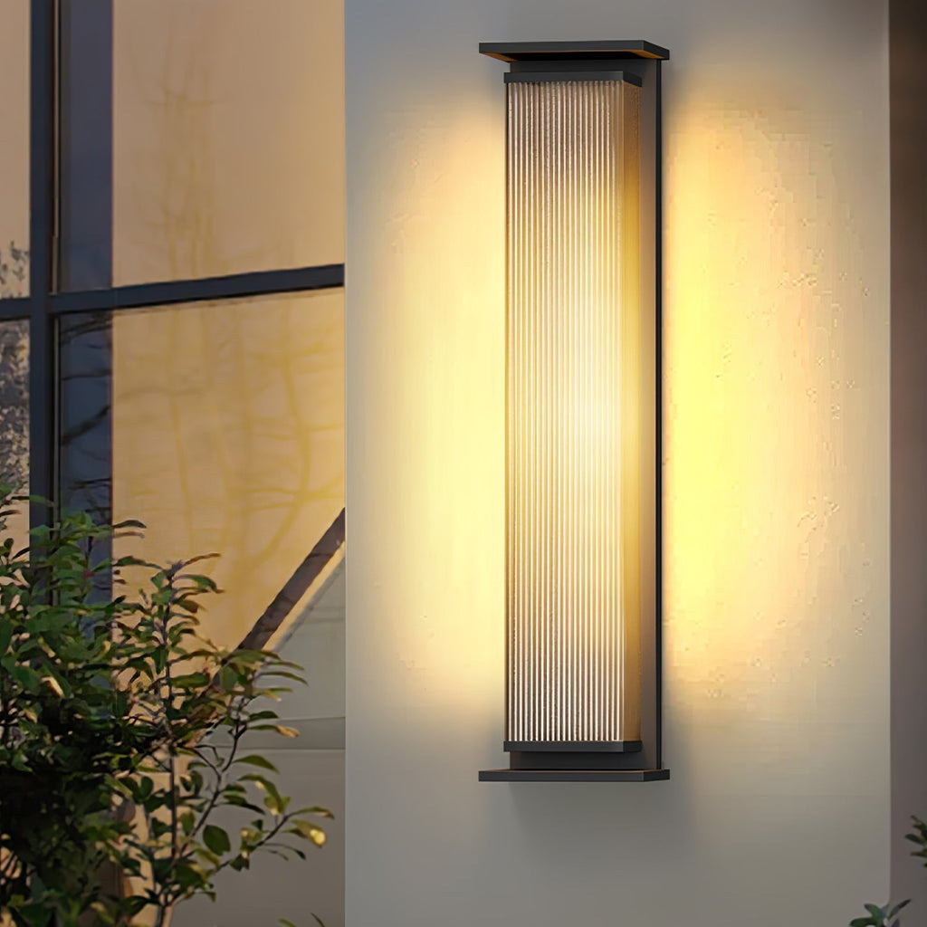Box Box Solar Exterior Wall Light, Outdoor Wall Light, detail 8
