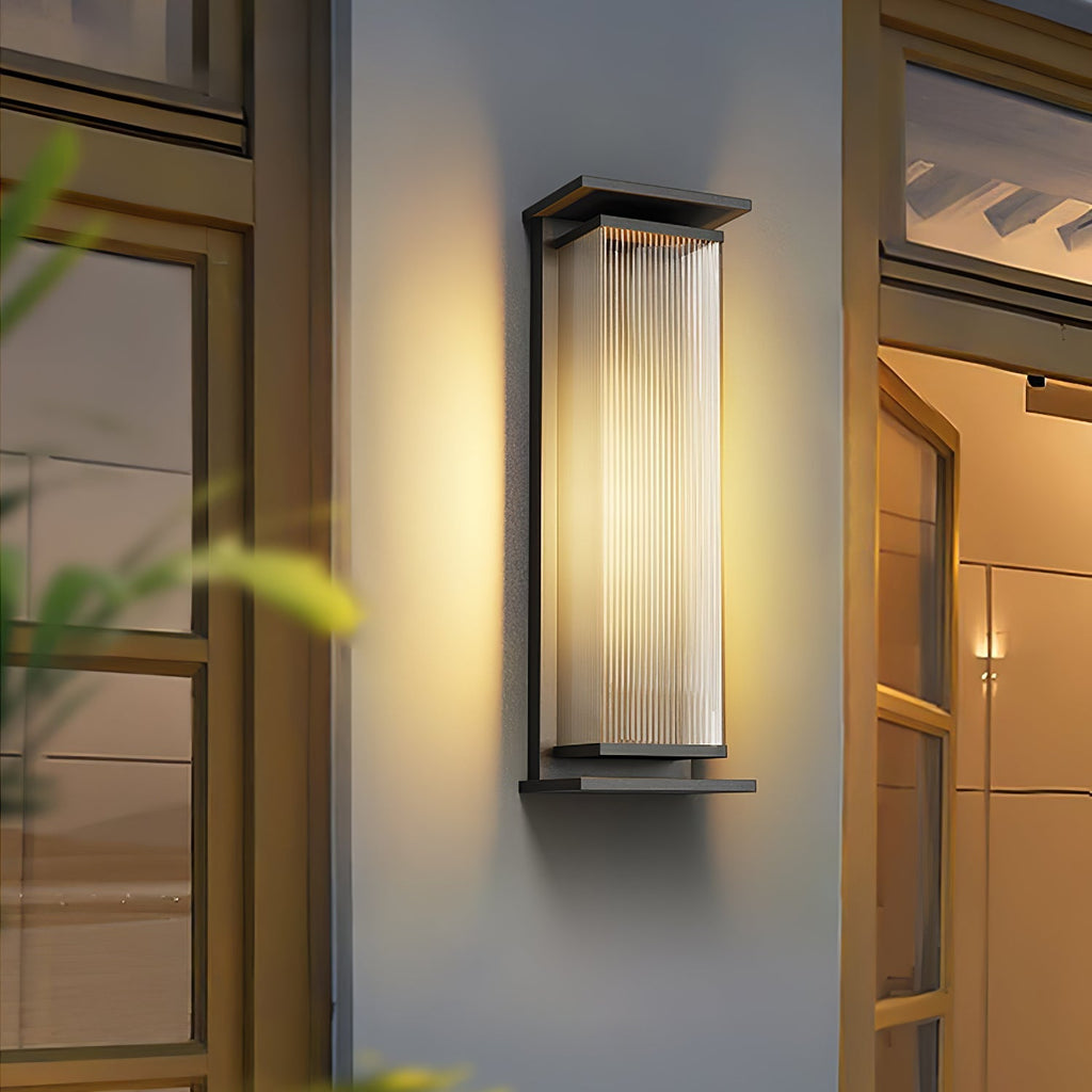 Box Box Solar Exterior Wall Light, Outdoor Wall Light, detail 4