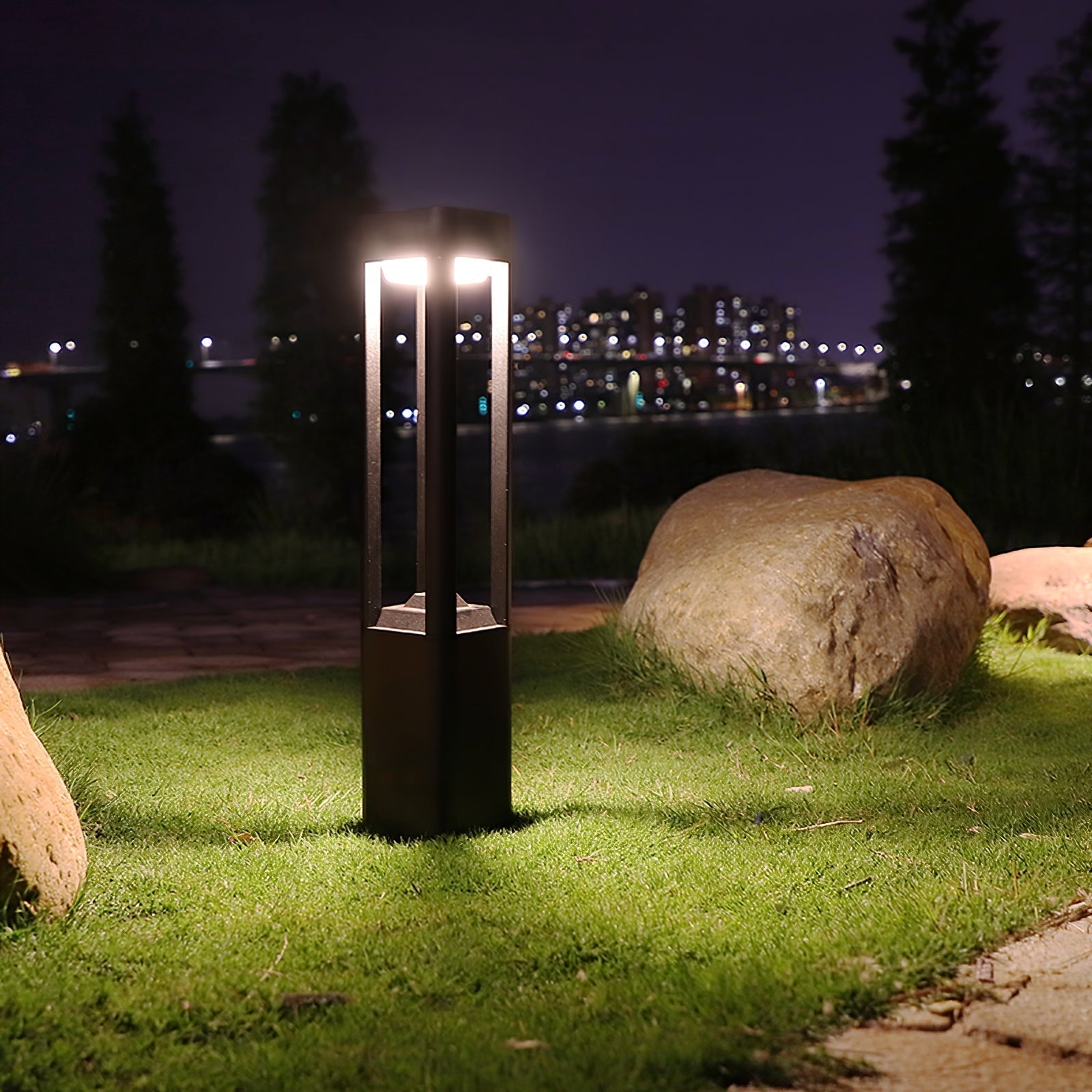 Box Column Garden Exterior Light, Outdoor Wall Light, detail 13