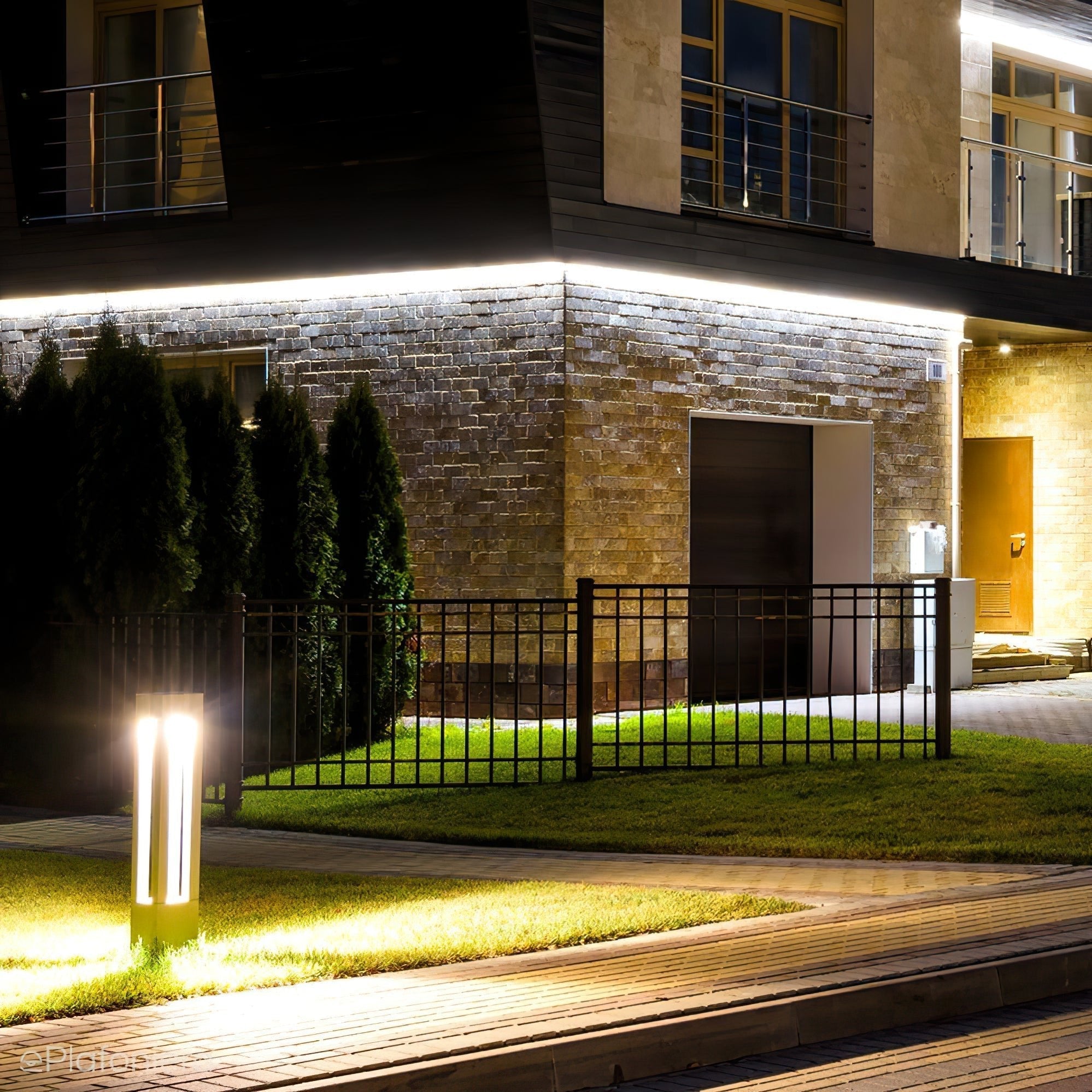 Box Column Garden Exterior Light, Outdoor Wall Light, detail 8