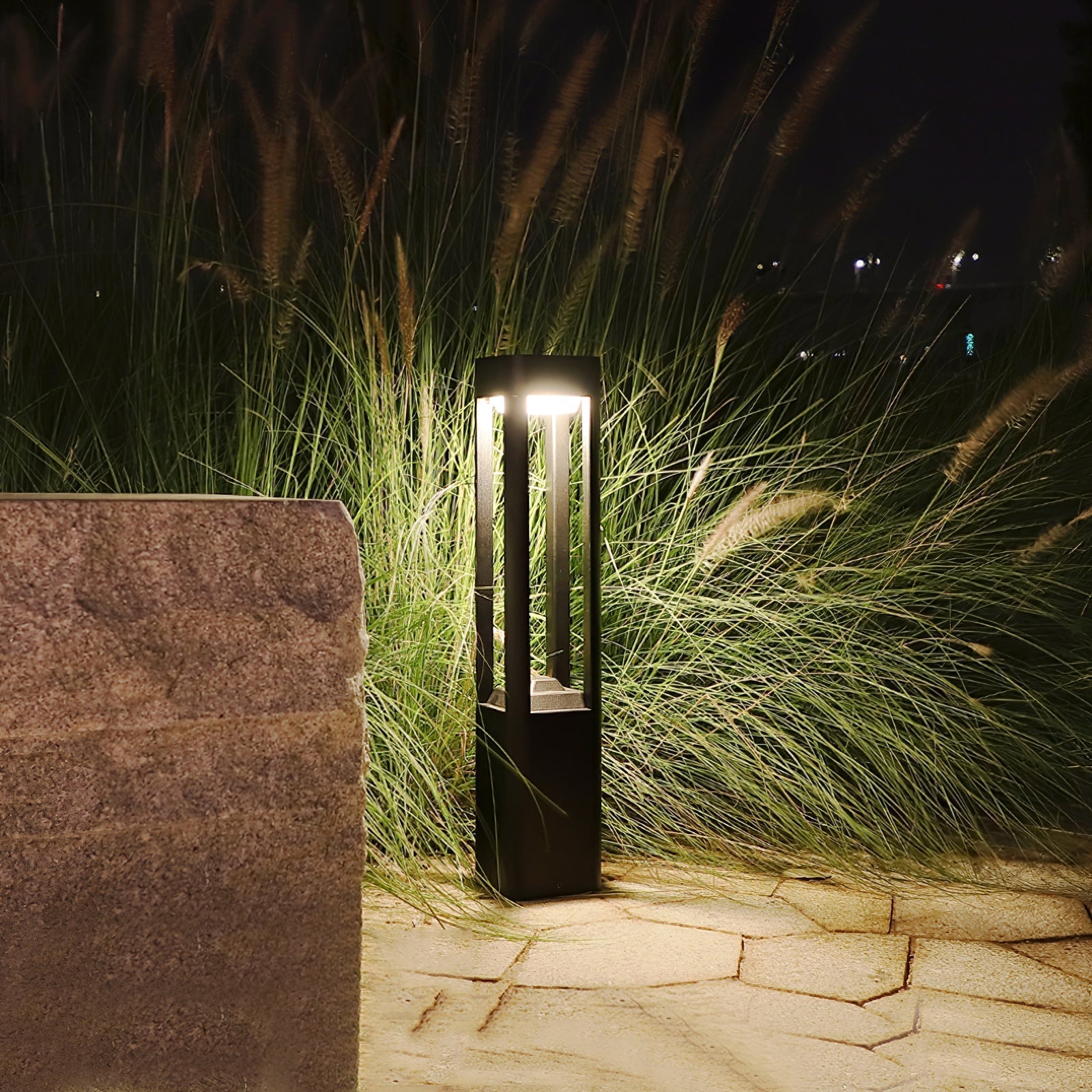 Box Column Garden Light, Outdoor Wall Light, detail 3