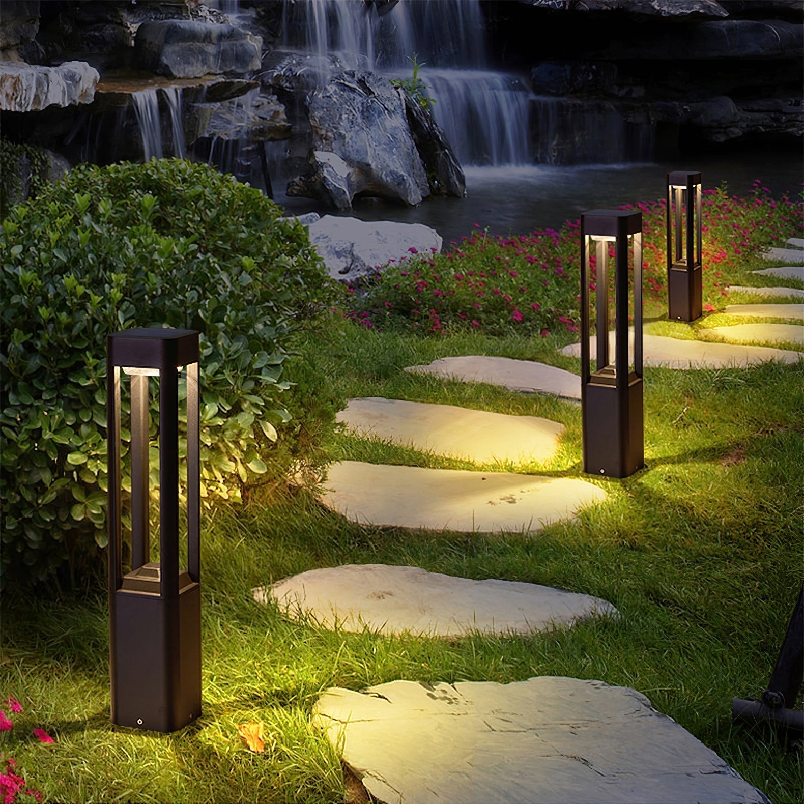 Box Column Garden Exterior Light, Outdoor Wall Light, detail 5